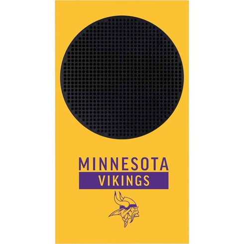 NFL Minnesota Vikings Yellow Performance Series Xbox Series S Console Skin